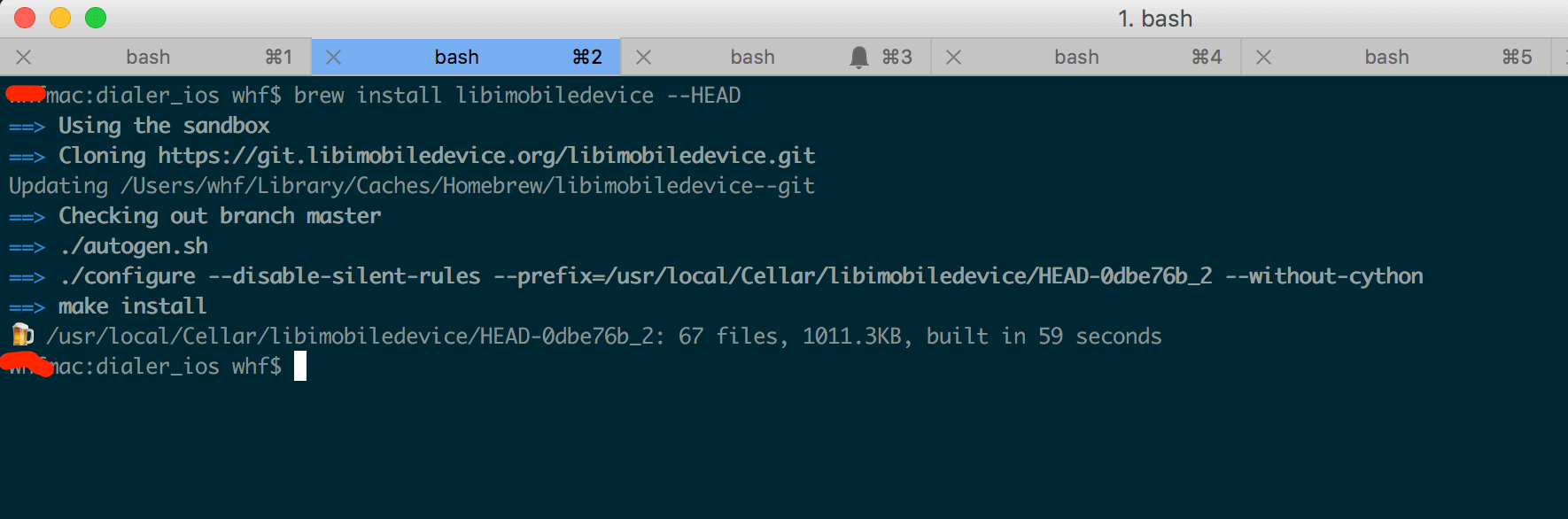 libimobiledevice安装